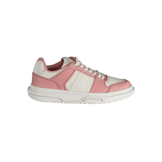 Zapatillas deportivas de poliéster rosa