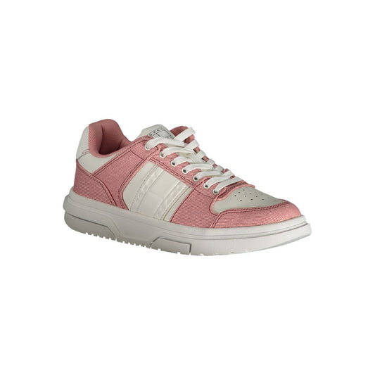 Zapatillas deportivas de poliéster rosa