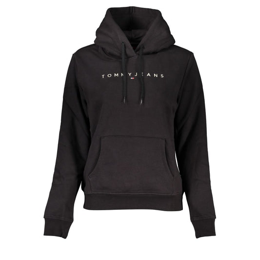 Pull femme en coton noir