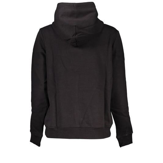 Pull femme en coton noir