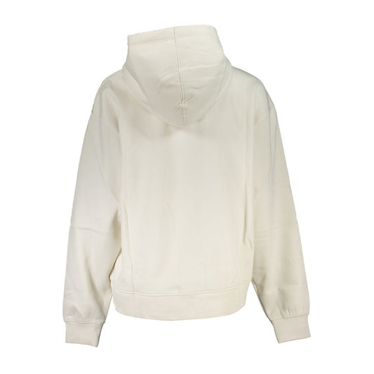 Sweat à capuche en polaire blanc chic