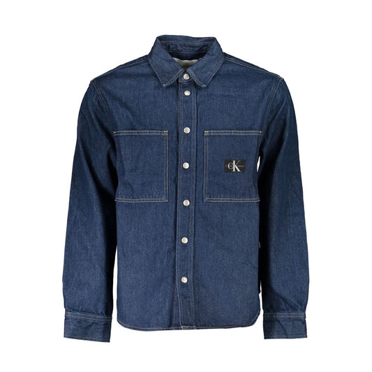 Chaqueta vaquera clásica de algodón azul