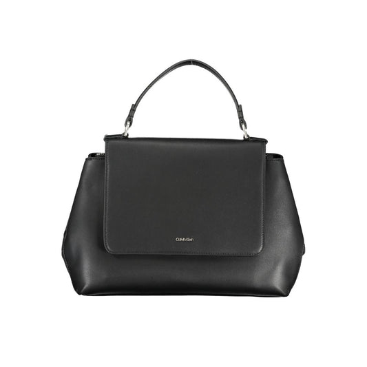 Sac à main en polyester noir