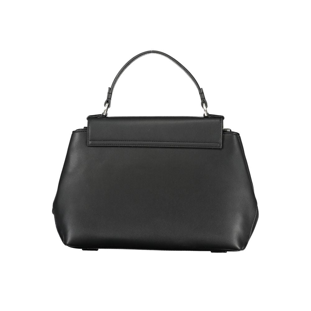 Sac à main en polyester noir