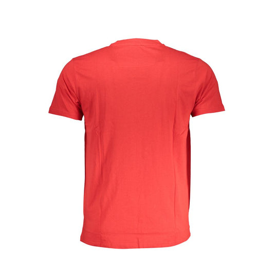Camiseta roja de algodón