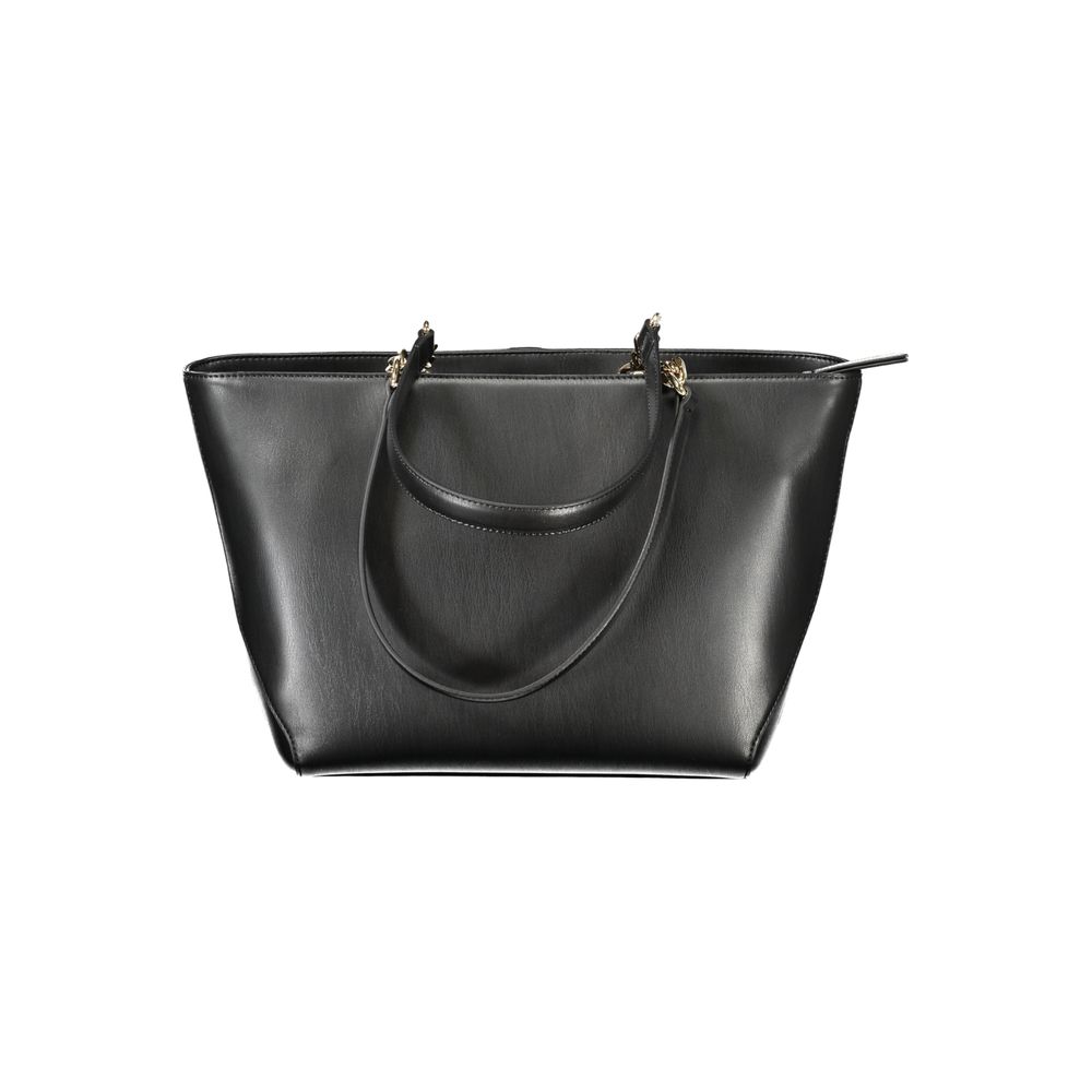 Sac à main noir en polyéthylène pour femme