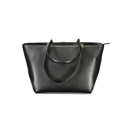 Sac à main noir en polyéthylène pour femme