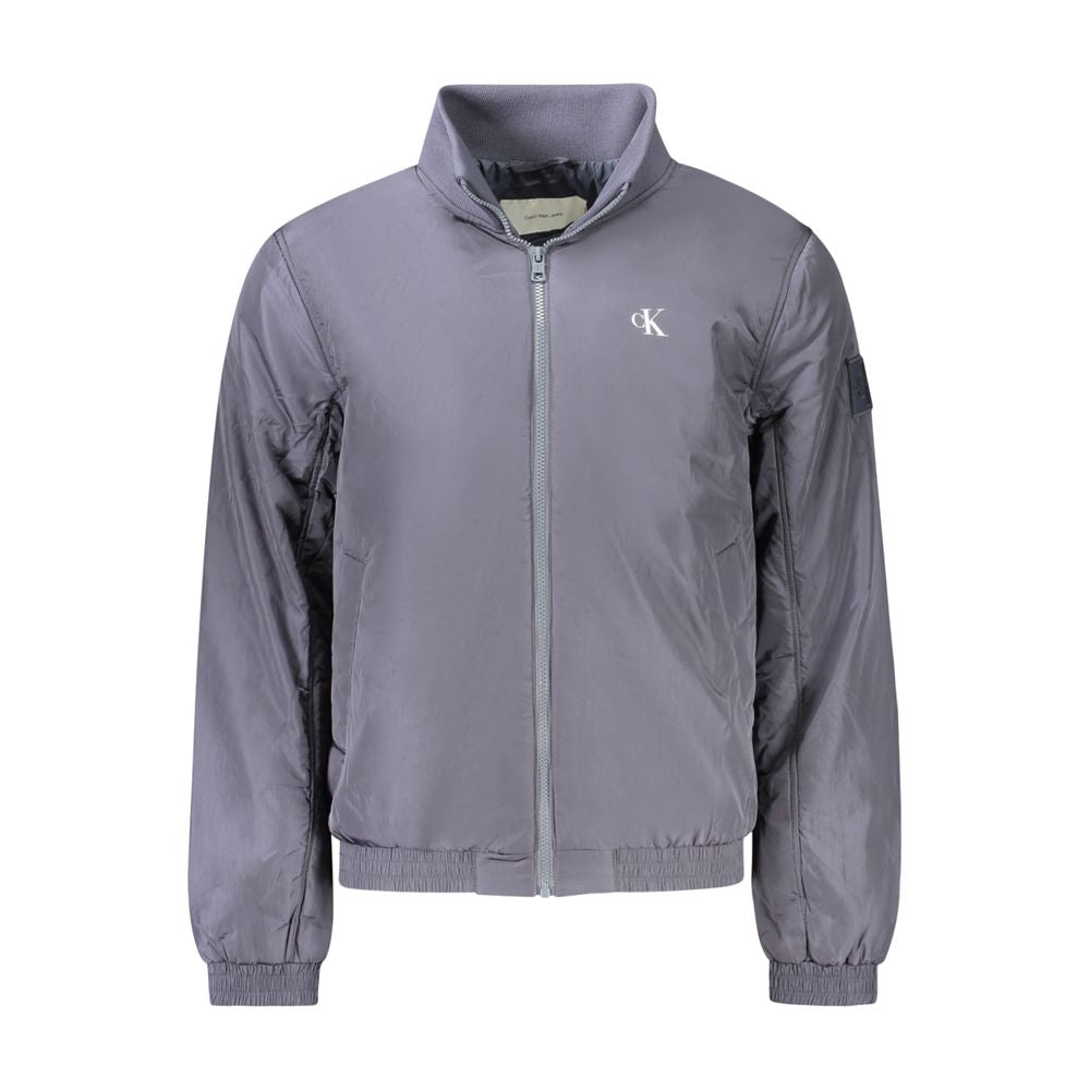 Chaqueta de poliamida azul para hombre