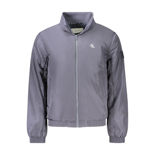 Chaqueta de poliamida azul para hombre