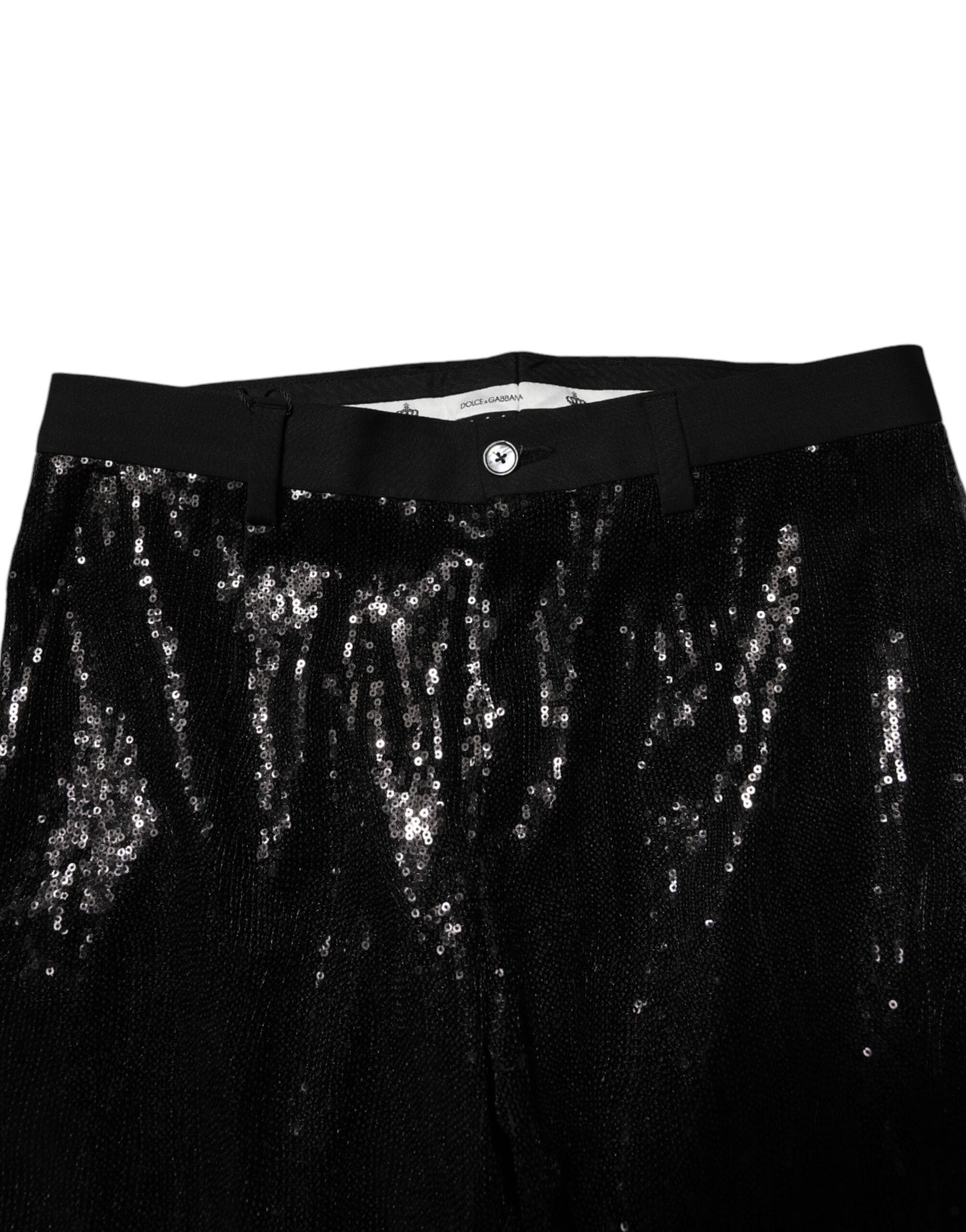 Pantalon noir à paillettes