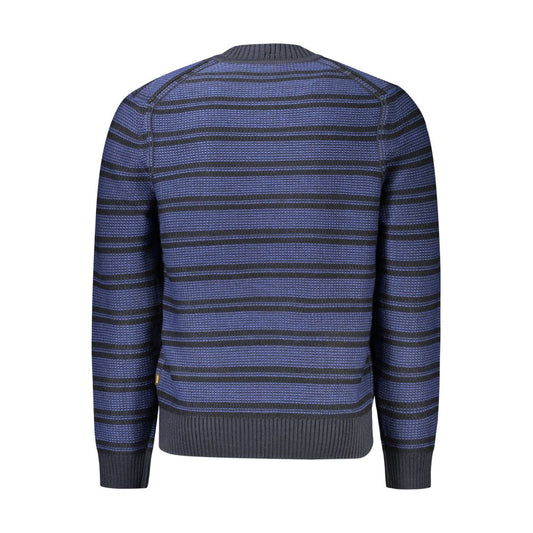 Suéter de lana azul para hombre