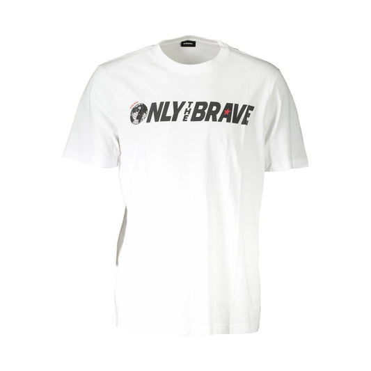 T-shirt homme en coton blanc