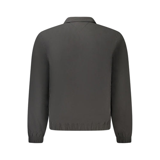 Chaqueta de poliéster negra para hombre