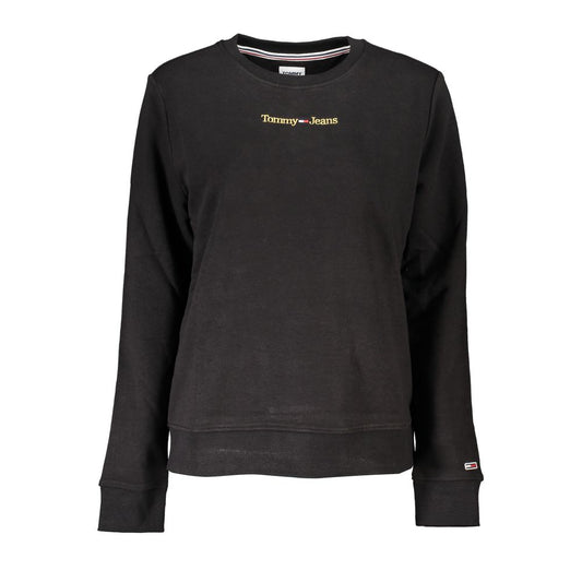 Pull femme en coton noir