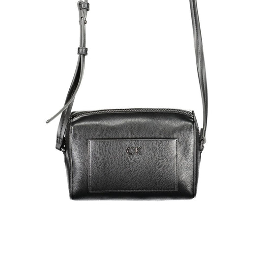 Sac à main en polyester noir