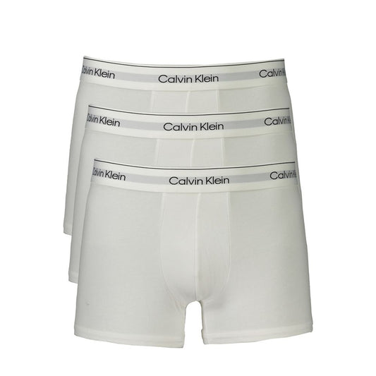 Boxers blancos de algodón para hombre