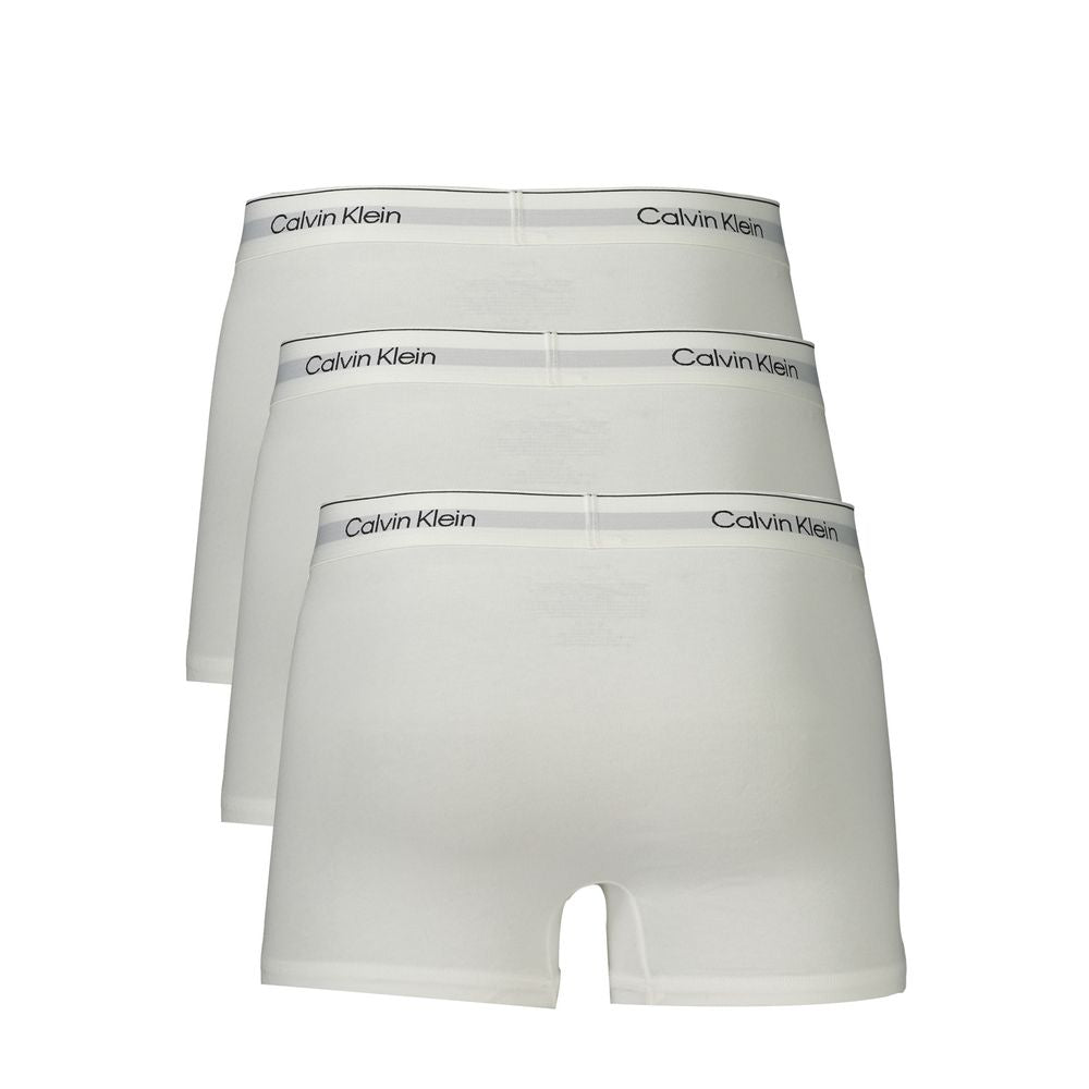 Boxers blancos de algodón para hombre