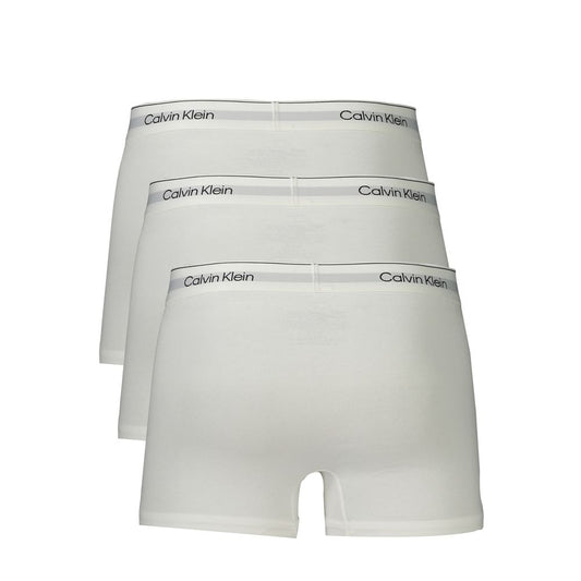 Boxers blancos de algodón para hombre