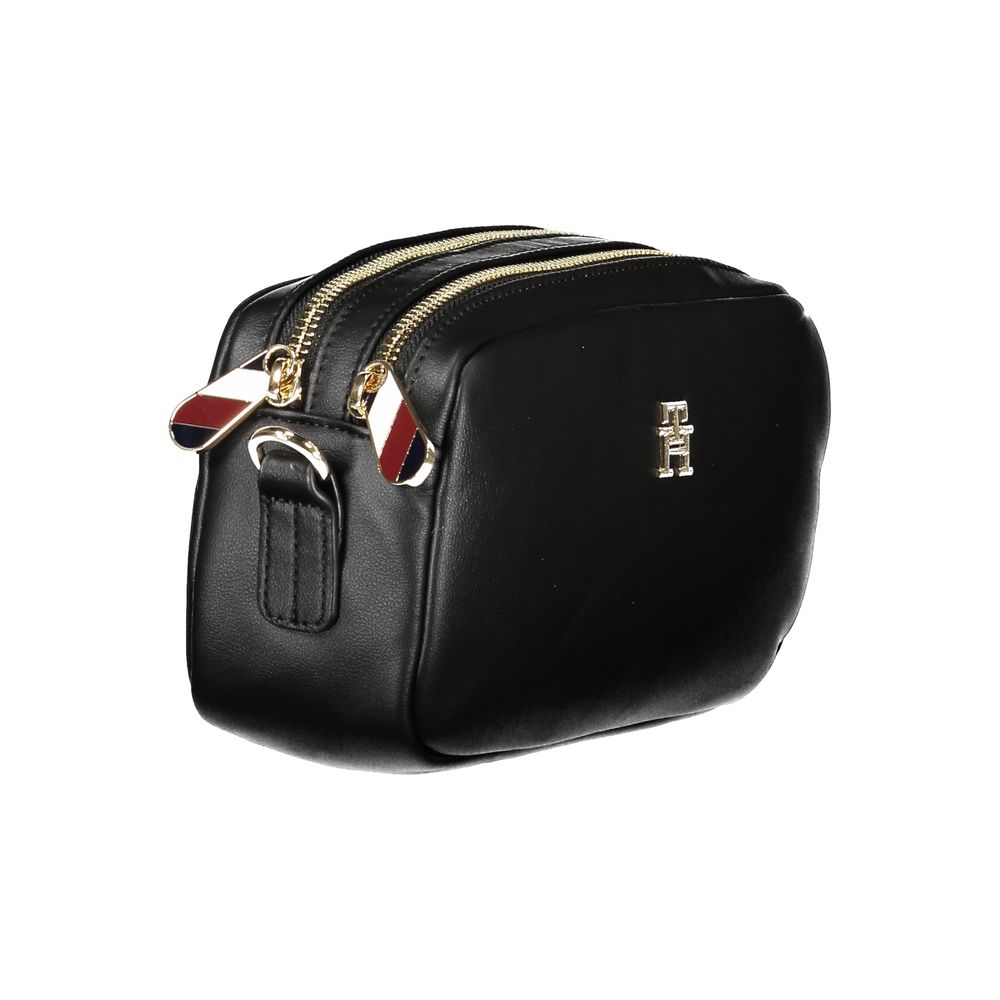 Sac à main femme en polyester noir