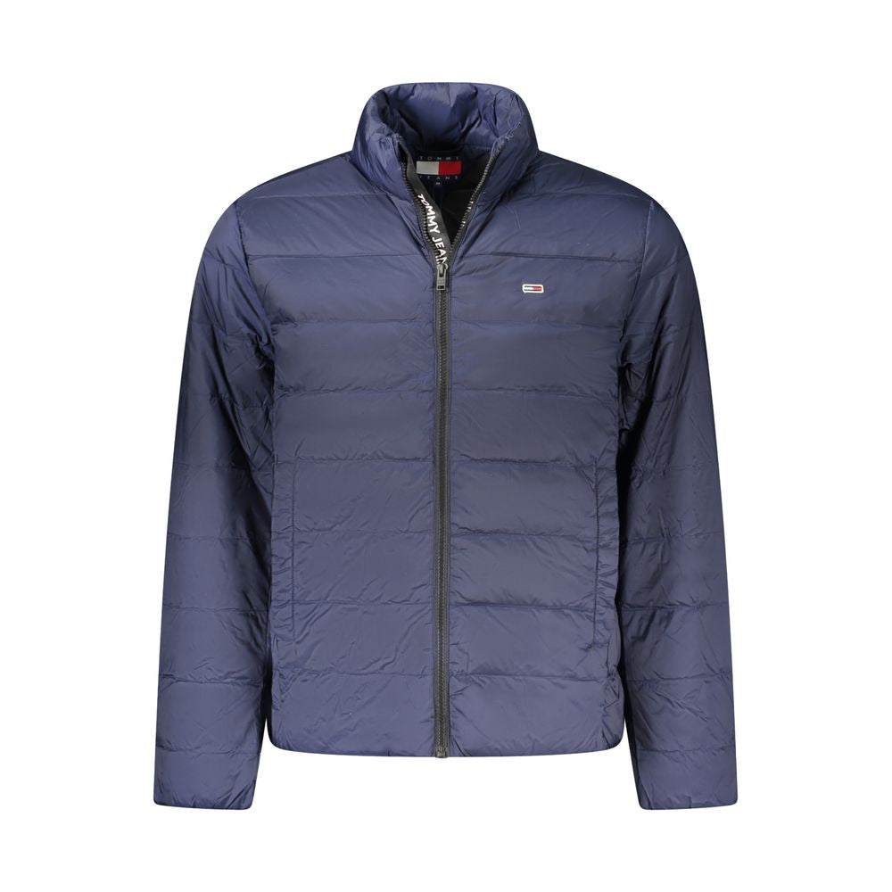 Chaqueta de poliamida azul para hombre