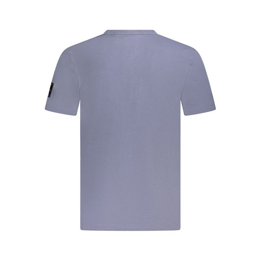 T-shirt en coton bleu
