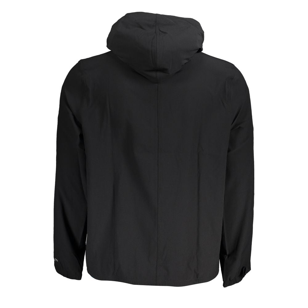 Chaqueta deportiva elegante con capucha en tejido transpirable