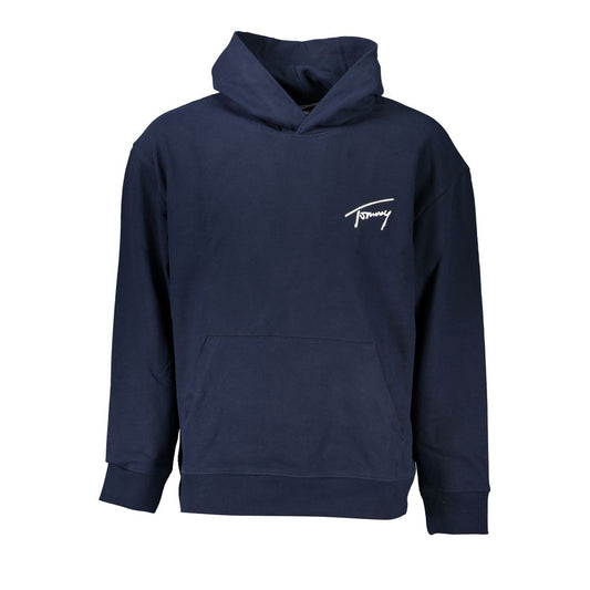 Sweat à capuche bleu éco-responsable