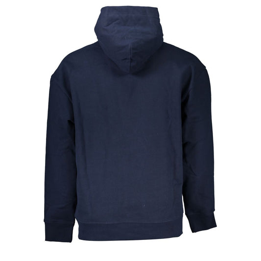 Sweat à capuche bleu éco-responsable