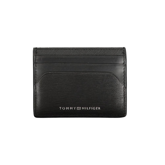 Cartera de cuero negra