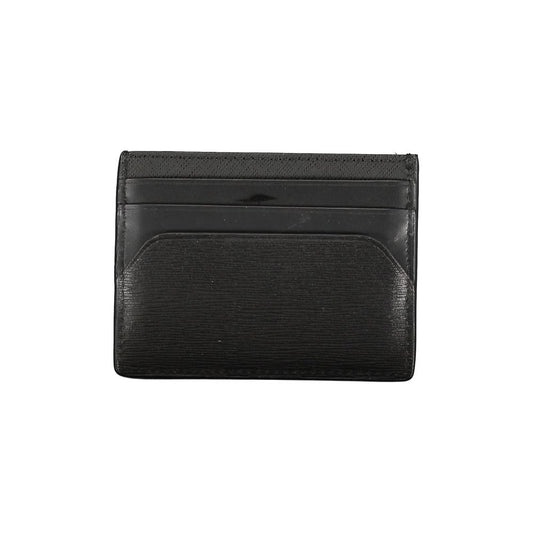 Cartera de cuero negra