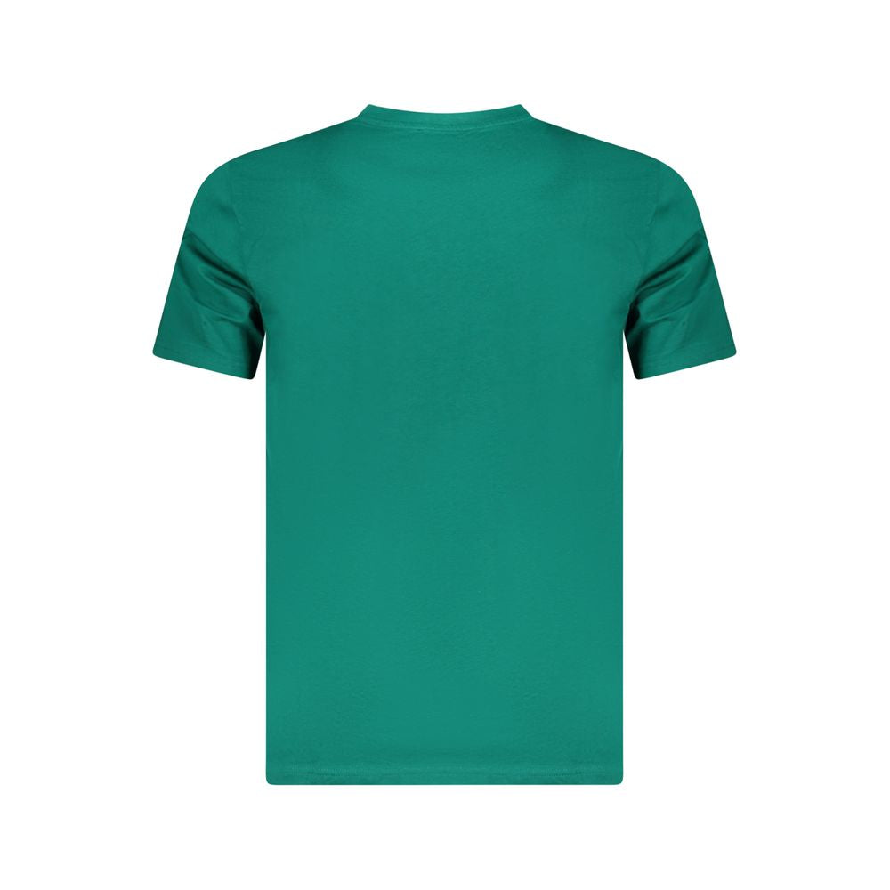 Camiseta de algodón verde