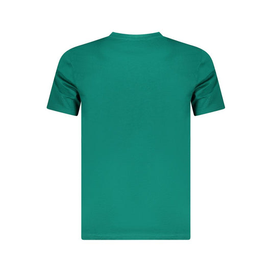 Camiseta de algodón verde