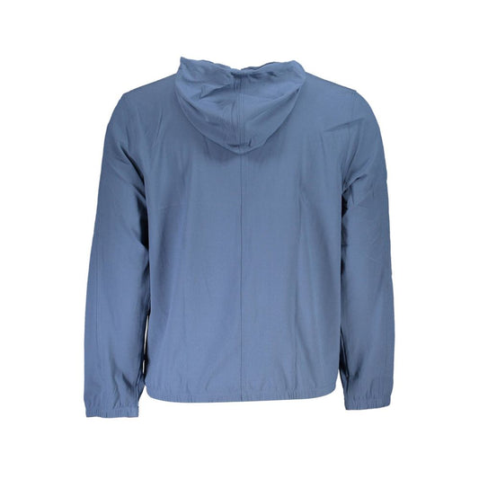 Pull homme en polyester bleu