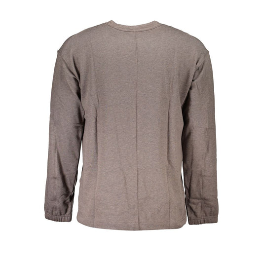 Sweat-shirt à logo brossé marron chic
