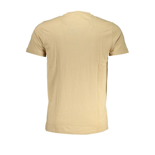 Camiseta de algodón beige