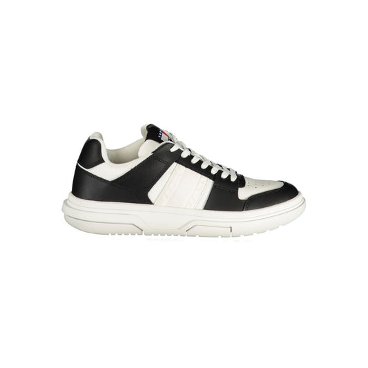 Zapatillas deportivas de piel negra para mujer