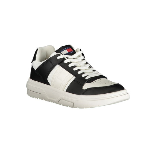 Zapatillas deportivas de piel negra para mujer