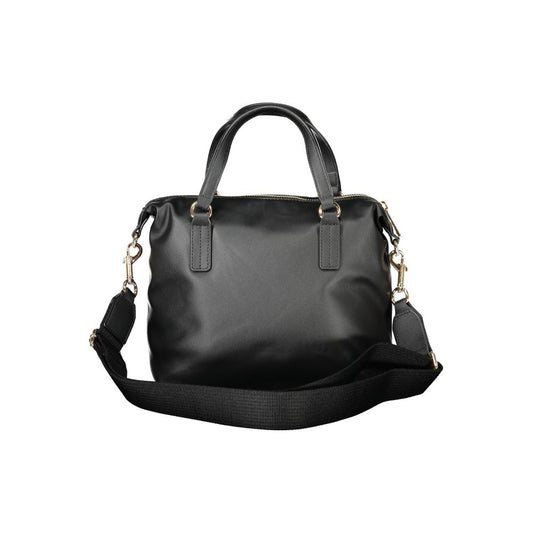 Sac à main femme en polyester noir