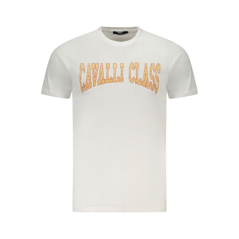 Camiseta blanca de algodón para hombre