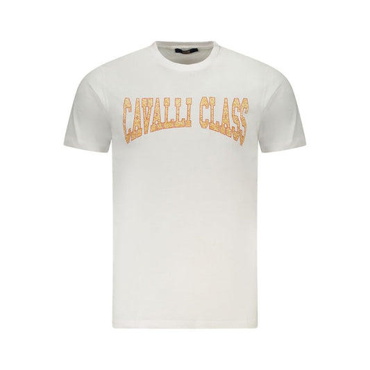 Camiseta blanca de algodón para hombre