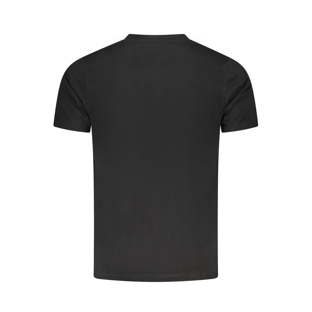 Camiseta de algodón negra