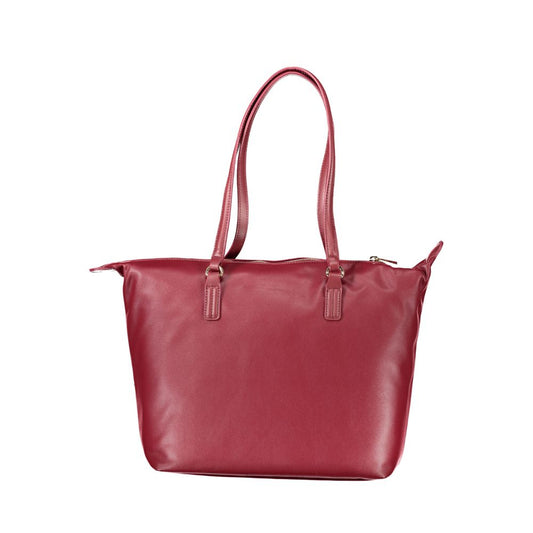 Sac à main femme en polyester rose