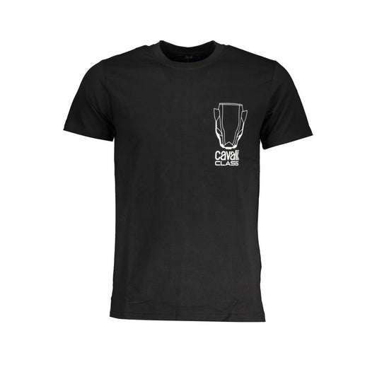 Camiseta de algodón negra