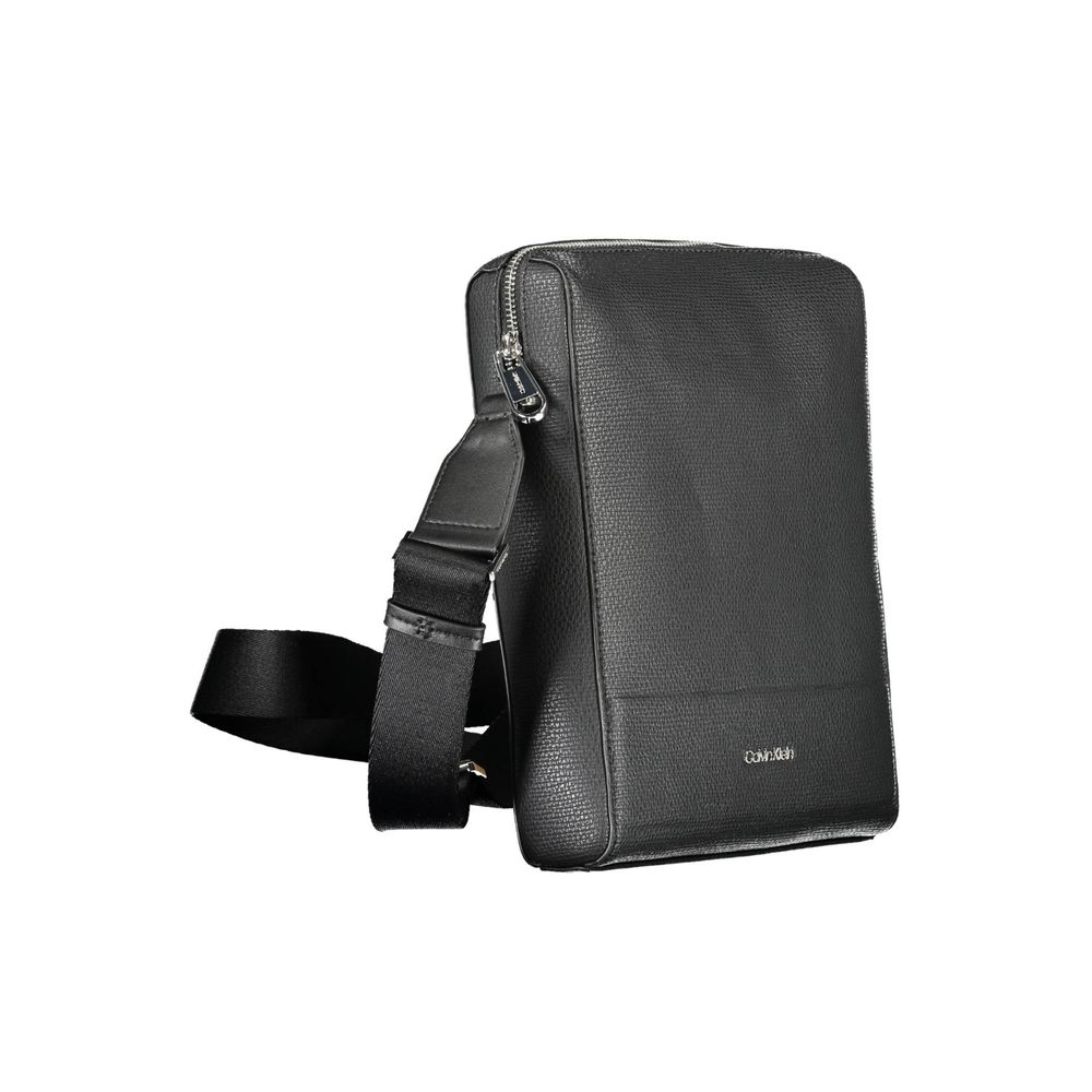 Sac à bandoulière en polyester noir pour homme
