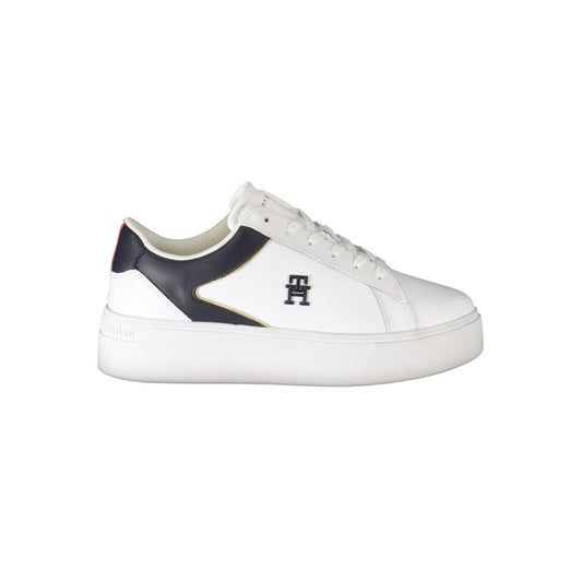 Zapatilla deportiva de poliéster blanca