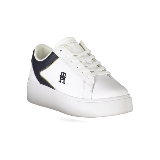 Zapatilla deportiva de poliéster blanca