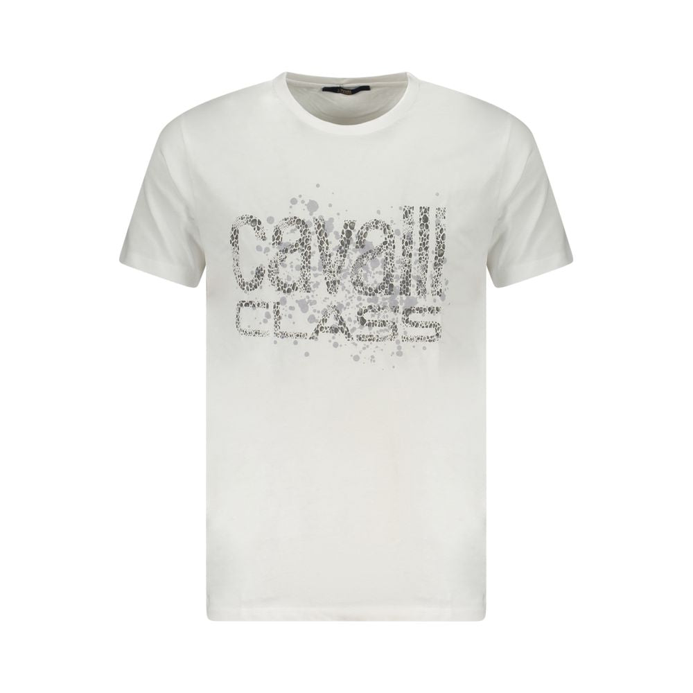 Camiseta blanca de algodón para hombre