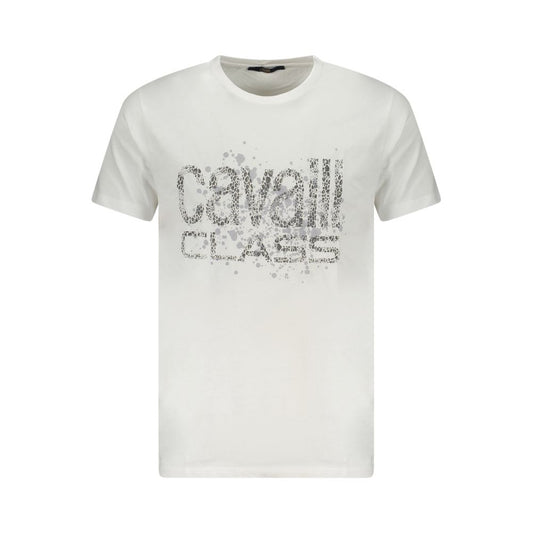 Camiseta blanca de algodón para hombre