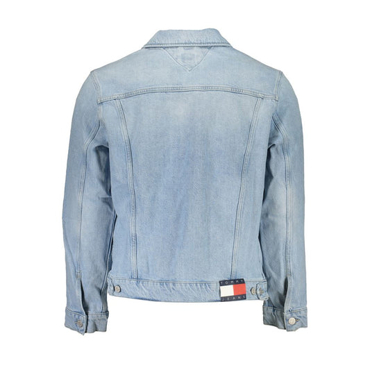 Chaqueta de algodón azul claro para hombre