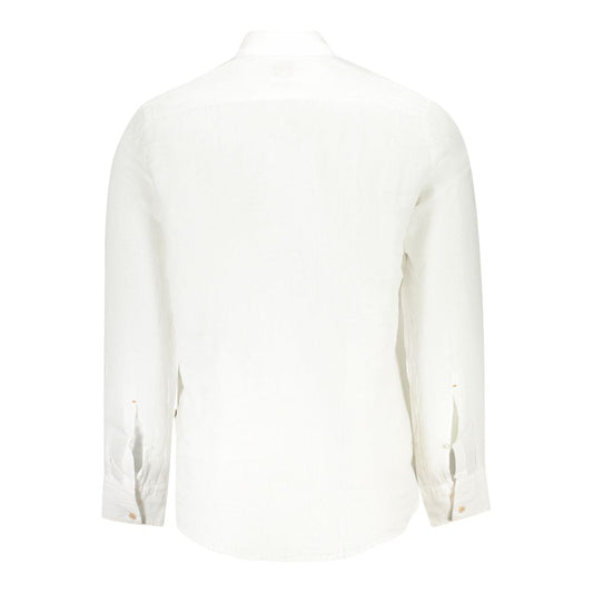 Camisa de lino blanca para hombre